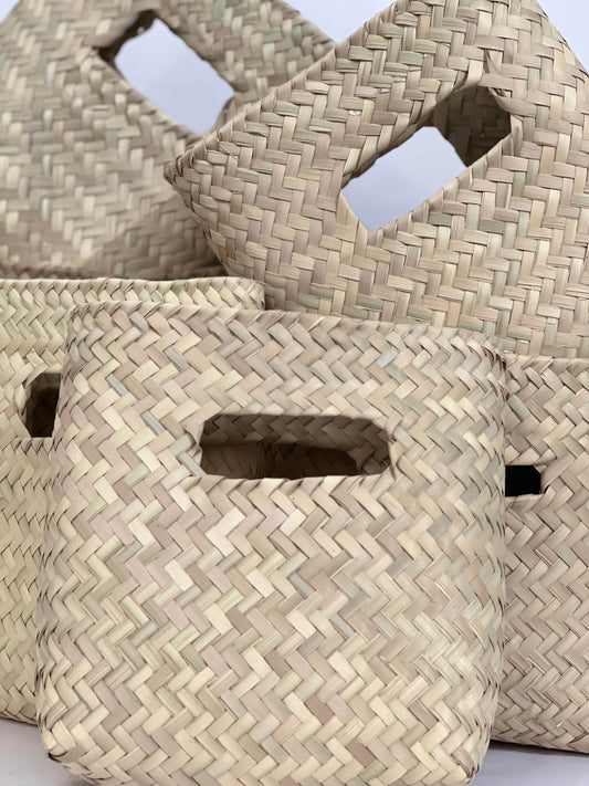WOVEN PALMA BAG