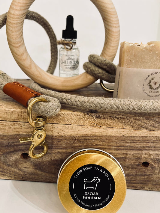 Rope leash ring