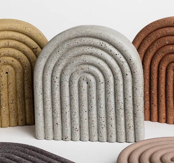 Concrete Arch Incense Holder