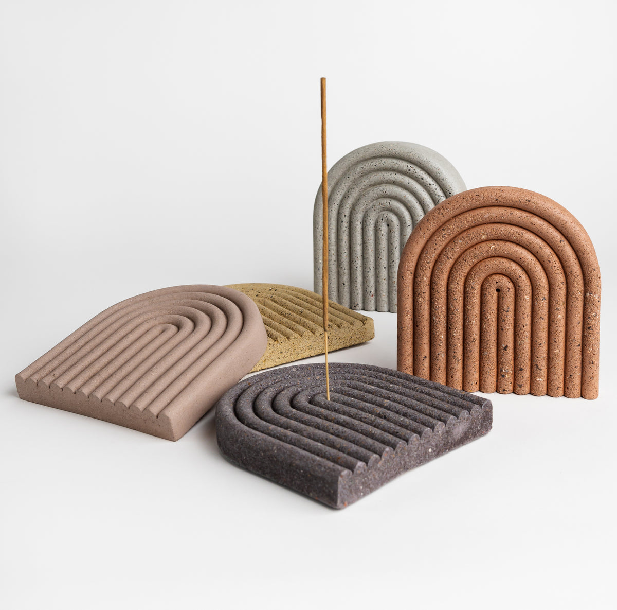 Concrete Arch Incense Holder