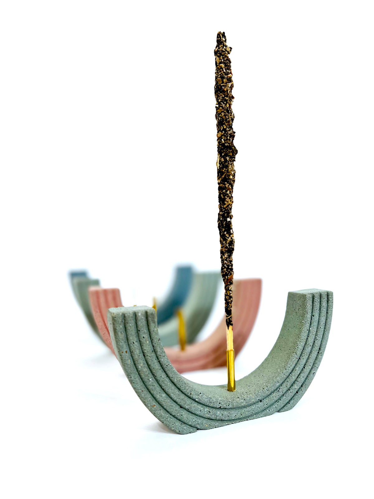Rainbow incense holder