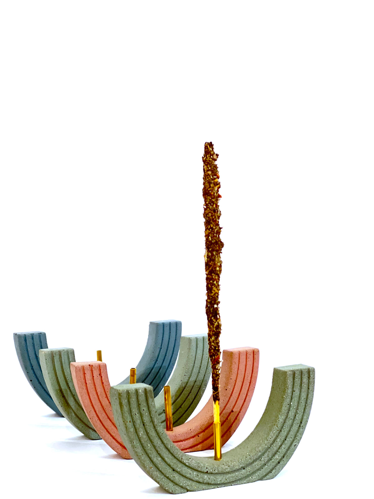 Rainbow incense holder