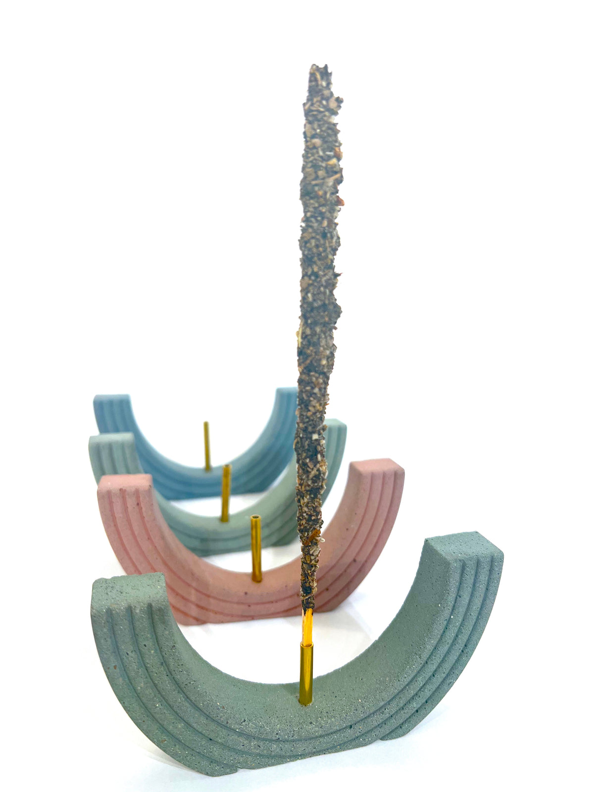 Rainbow incense holder