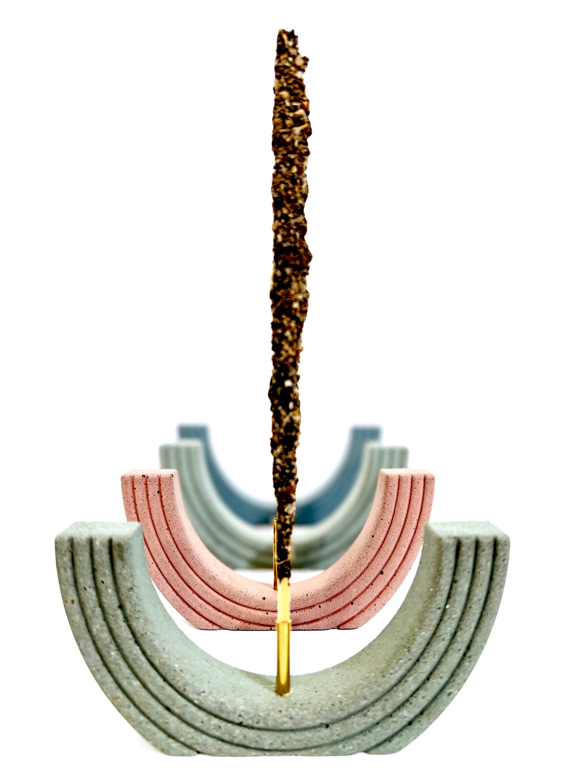 Rainbow incense holder