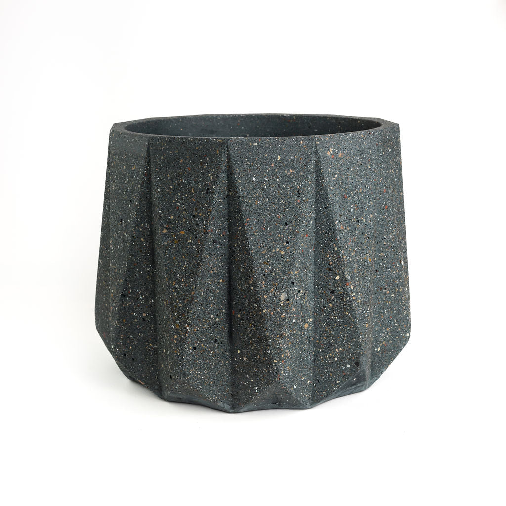 Large Geometric Concrete Planter