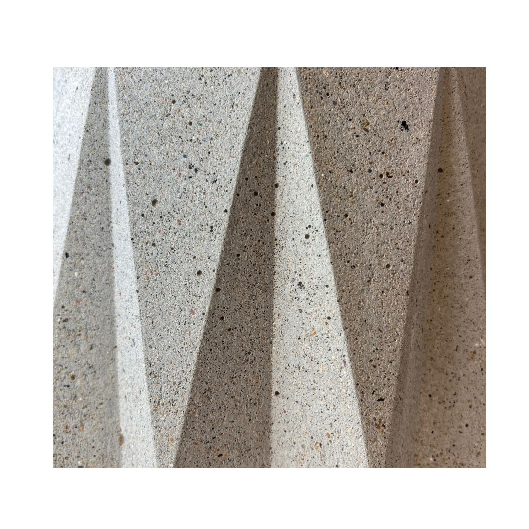 Large Geometric Concrete Planter