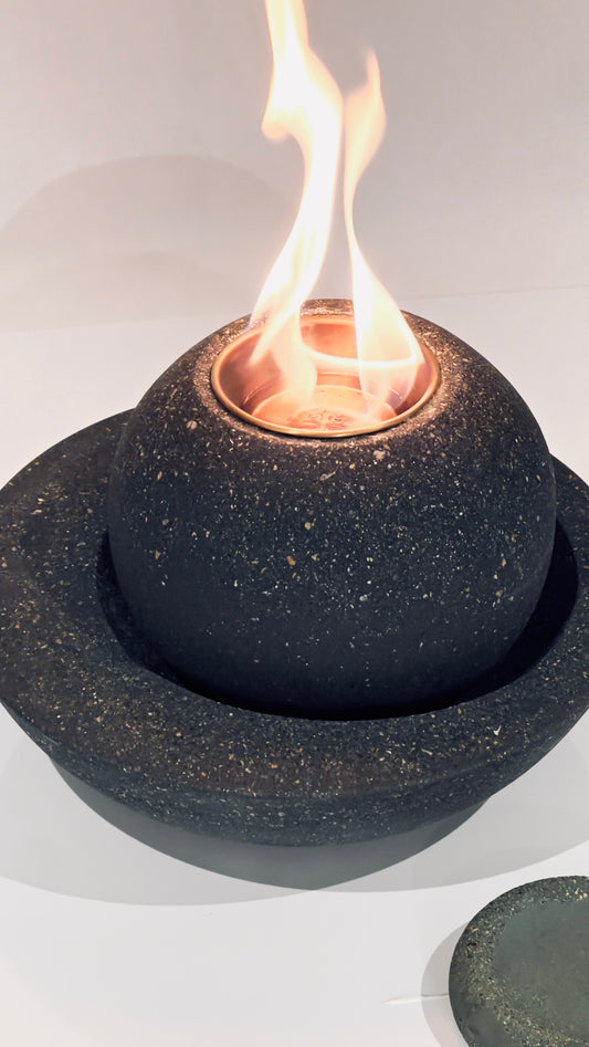 Concrete fire pits