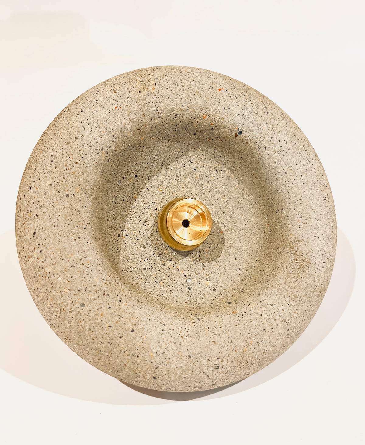 Concrete Incense Holder Disc