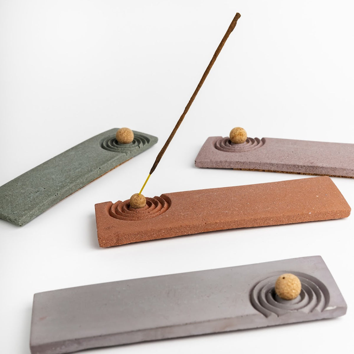 Concrete Long Incense Burner