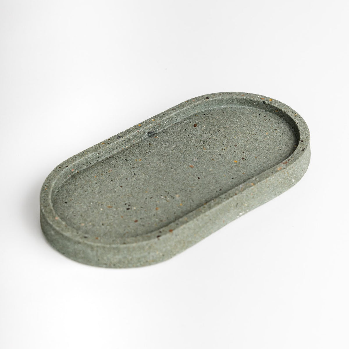 Concrete Oval Tray